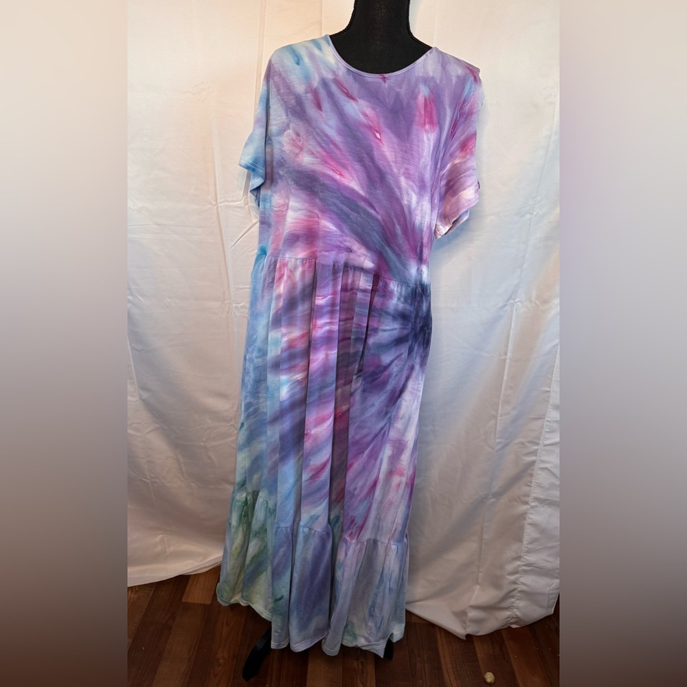 Hand Made One of a Kind Tie-Dye Old Navy Maxi Dress